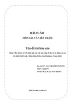 Dùng viễn thám và GIS đánh giá của việc mở rộng đô thị và tác động của nó lên nhiệt độ bề mặt ở đồng bằng delta sông zhujiang, trung quốc 