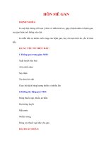 Tài liệu GIÁO TRÌNH HÔN MÊ GAN pptx