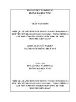 Hiệu quả mô hình nuôi tôm sú ( penaeus monodon ) và tôm thẻ chân trắng ( penaeus vanamei ) tại khu nuôi tôm công nghiệp thuộc công ty TNHH minh phú   kiên giang 