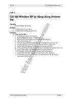Tài liệu Cài đặt Window XP tự động docx