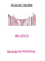 Bài soạn Ba Định Luật NiuTơn