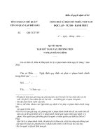 Tài liệu BIỂU MẪU 