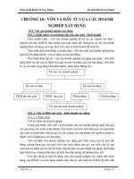 Tài liệu Giáo trình kinh tế xây dựng- Chương 10 pptx