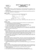 Tài liệu Đề và đáp án ôn thi hóa năm 2006 đề 8 ppt