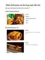 Tài liệu Bánh chuối gừng rán ấm bụng ngày đầu thu pptx