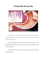 Tài liệu Chứng liệt nhẹ dạ dày pptx