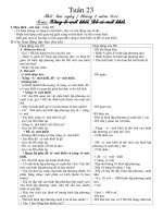 Bài soạn Giao an lop 5 tuan 23,24,25  nam 2011 chuan