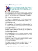 Tài liệu 12 bí quyết thăng tiến trong sự nghiệp ppt