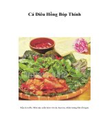 Tài liệu Cá Điêu Hồng Bóp Thính docx