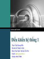 Tài liệu Điều khiển hệ thống 1 - Chapter 4 pdf