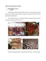 Các phương pháp bảo quản thịt, trứng