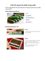 Tài liệu Chú ếch ngoan ẩn mình trong sushi ppt