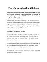 Tài liệu Tìm vốn qua cho thuê tài chính doc