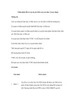 Tài liệu Thẩm định Hồ sơ các dự án ODA của các đơn vị trực thuộc docx