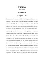 Tài liệu LUYỆN ĐỌC TIẾNG ANH QUA TÁC PHẨM VĂN HỌC-Emma -Jane Austen Volume II Chapter XIII pptx