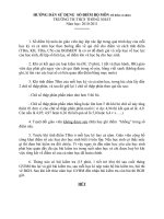 Tài liệu HƯỚNG DẪN SỬ DỤNG  SỔ ĐIỂM BỘ MÔN