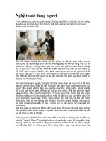 Tài liệu Nghệ thuật dùng người doc