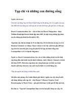 Tài liệu Tạp chí và những con đường sống pptx