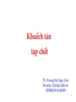 Khuếch tán tạp chất