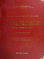 Luận cứ khoa học xây dựng chiến lược đẩy mạnh xuất khẩu hàng hóa của việt nam sang thị trường châu âu giai đoạn 2001 - 2010  báo cáo tổng hợp đề tài NCKH độc lập cấp nhà nước 