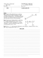 Tài liệu Kiem tra 1 tiet so 3
