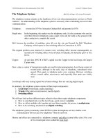 Tài liệu Lecture 25: The Telephone System doc