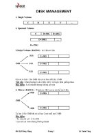 Tài liệu DISK MANAGEMENT docx
