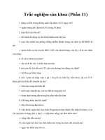 Tài liệu Trắc nghiệm sản khoa (Phần 11) pptx