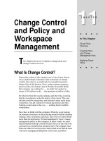 Tài liệu Change Control and Policy and Workpace Management Chapter11 pptx