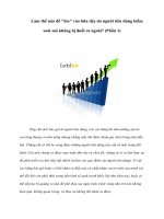 Tài liệu Làm thế nào để 