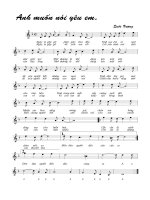 Anh muốn nói yêu em