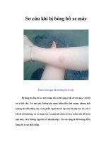 Tài liệu Sơ cứu khi bị bỏng bô xe máy docx