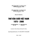 Thơ văn xuôi việt nam 1975   2000 