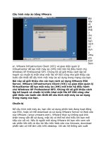 Tài liệu Cấu hình máy ảo bằng VMware docx