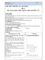 Bài giảng TC Toán 7