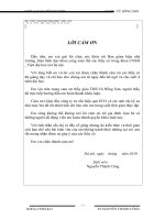 Khóa luận xây dựng hệ thống quản lý an toàn thực phẩm theo tiêu chuẩn ISO 22000-2005 cho nhà máy sản xuất bia hơi năng suất 30 triệu lítnăm  