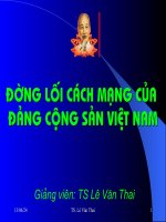 BÀI GIẢNG ĐƯỜNG LỐI CÁCH MẠNG(PHẦN 7)