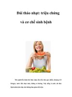 Tài liệu Đái tháo nhạt: triệu chứng và cơ chế sinh bệnh doc