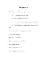 Tài liệu Trắc nghiệm máy quang phổ pdf