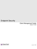 Tài liệu Endpoint Security Client Management Guide Version 7.0 docx