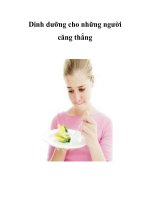 Tài liệu Dinh dưỡng cho những người căng thẳng pdf