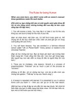 Tài liệu The Rules for being Human pdf
