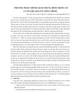 Tài liệu PHƯƠNG PHÁP CHÊNH LỆCH TRUNG BÌNH TRONG XỬ LÝ SỐ LIỆU ĐO LÚN CÔNG TRÌNH docx