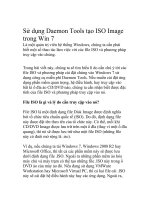 Tài liệu Sử dụng Daemon Tools tạo ISO Image doc