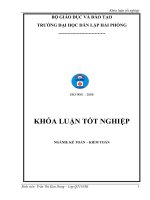 HOÀN THIỆN CÔNG tác HẠCH TOÁN CHI PHÍ và TÍNH GIÁ THÀNH sản PHẨM tại CÔNG TY TNHH GIA bảo 