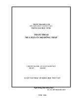 Tham thoại mua bán ở chợ đồng tháp 