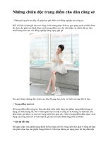 Tài liệu Những chiêu độc trang điểm cho dân công sở pdf