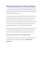 Tài liệu Khai thác ứng dụng hỗ trợ từ xa rất hay của Windows ppt