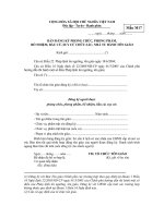 Tài liệu Bảng đăng ký phong chức docx