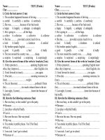 Bài soạn test 15m-unit 6-hot